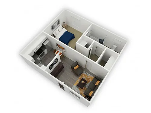 Floor plan Martin 1x1