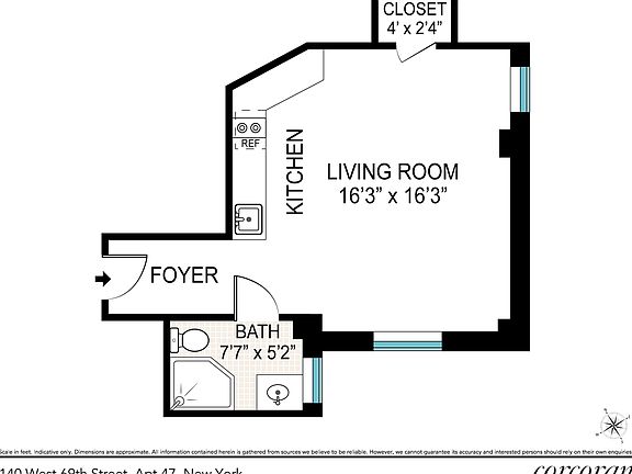 2nd image of 140 W 69th St #47AA