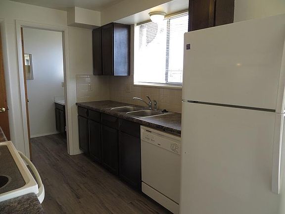 Kitchen, half bathroom