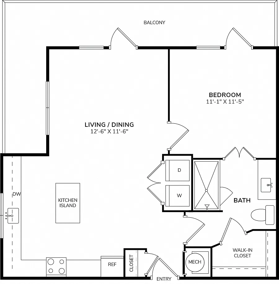 Floor plan A1d