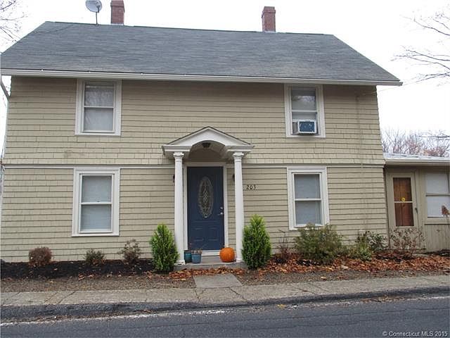 Front view of 203 Maple Ave...