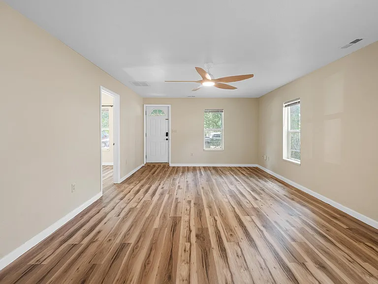 View of front door