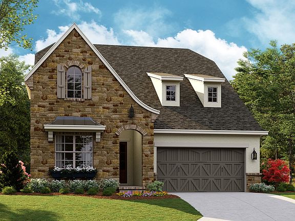 Balboa E - French Cottage II 2-Car Front Load Garage Note Renderings may show optional features