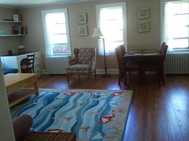 Large living room right off the kitchen..