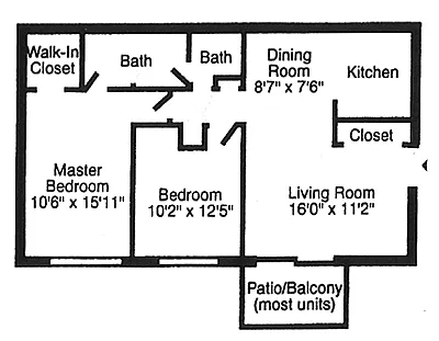 Floor plan 2C