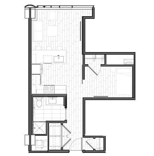 Floor plan Studio