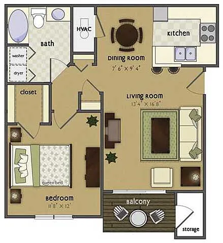 Floor plan Pierce