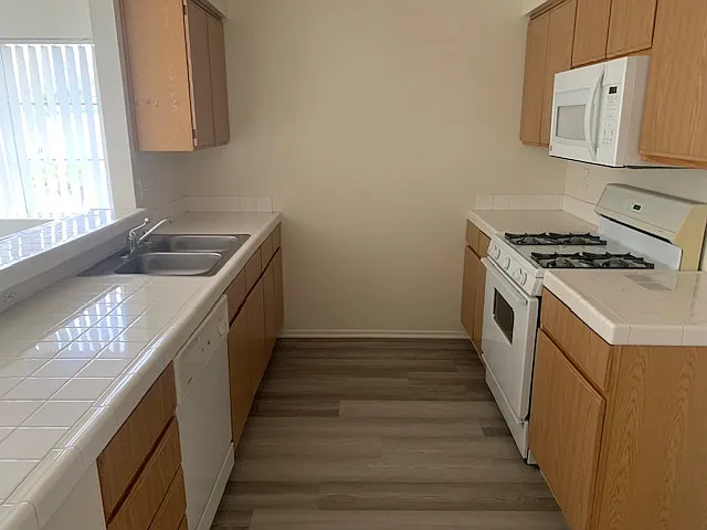 Plenty of counter space for meal prep and breakfast bar