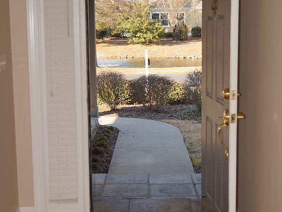 Looking out front door