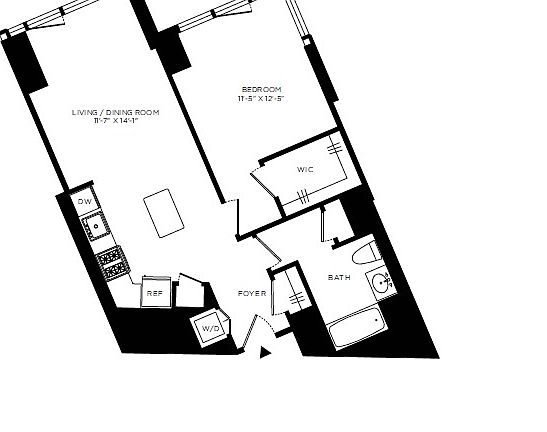 2nd image of 625 W 57th St APT 2805