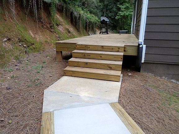 New back deck.