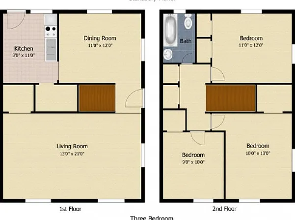 3 Bedroom Townhome 3 Bedroom Townhome