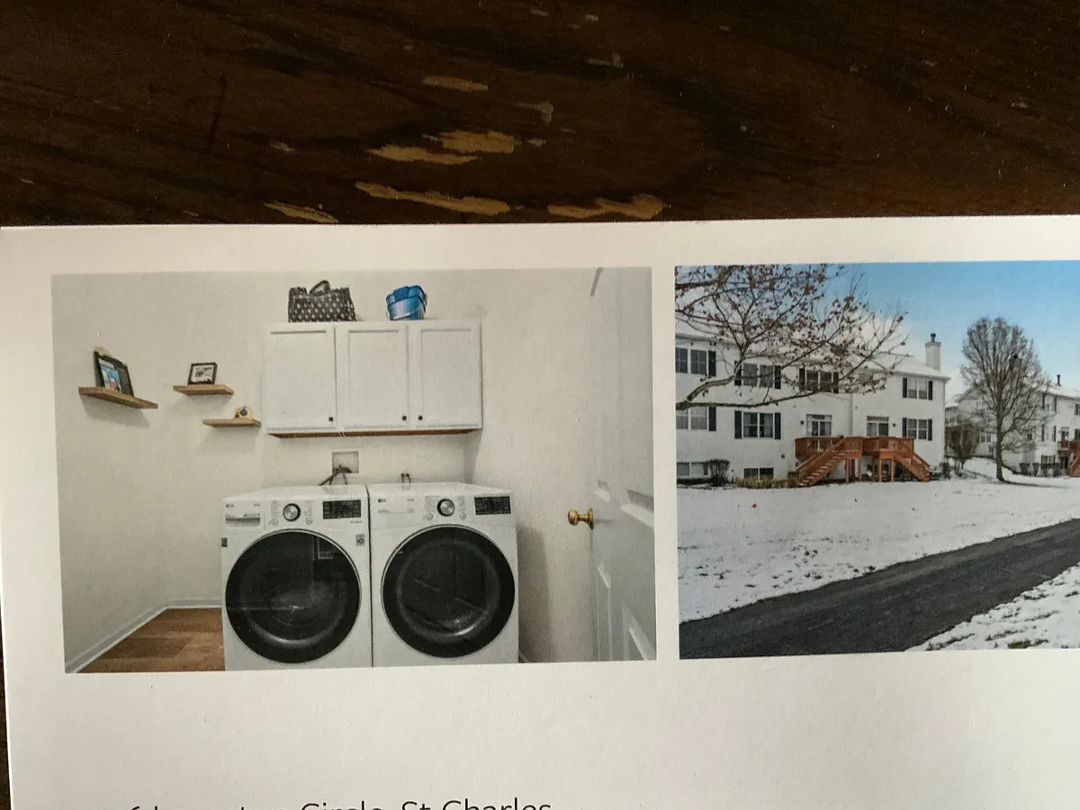 Laundry room and back deck. Washer and Dryer included in rental. - 3036 Langston Cir