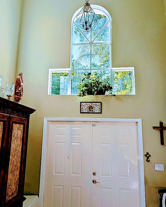 Natural light from foyer