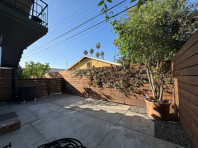 288 Square feet of private patio.