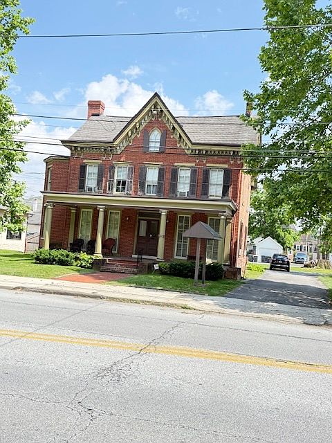 Front view of the building
