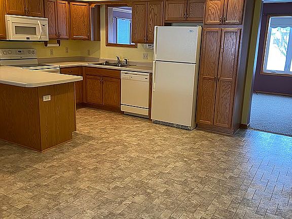 Kitchen View From Hallway