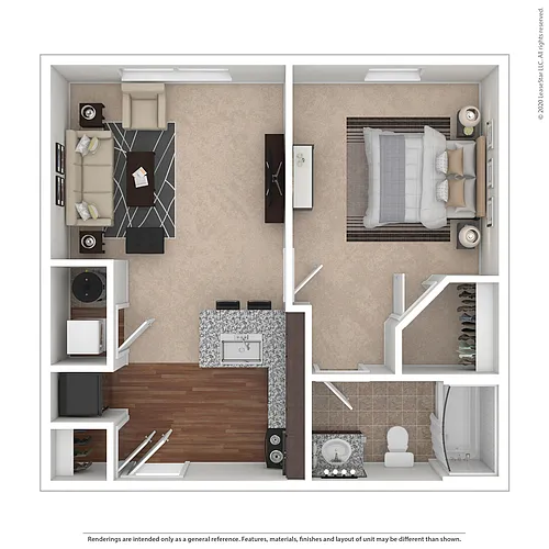 Floor plan 1B 1B