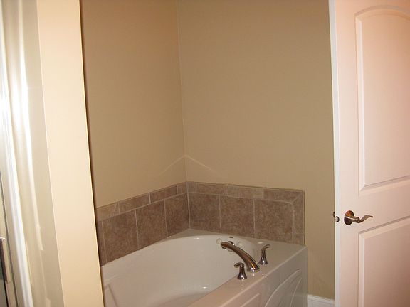 Master bathroom whirlpool tub