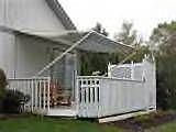 Side view of deck