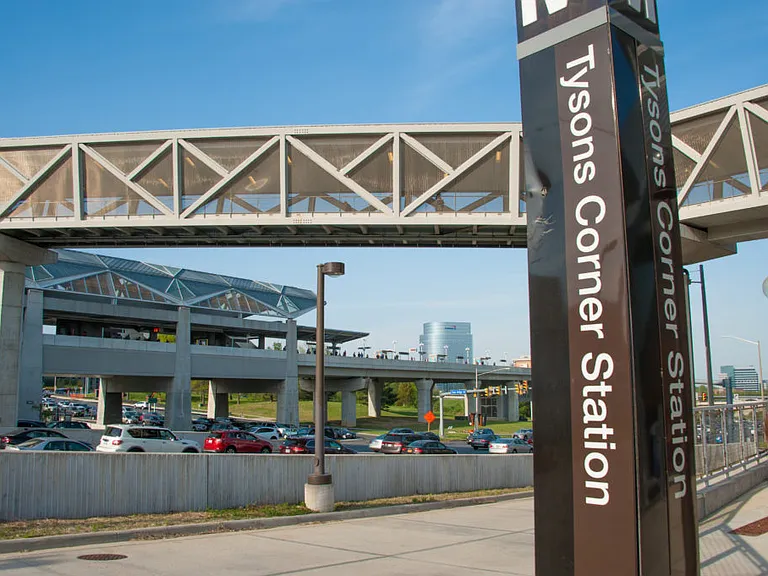 Near Mclean & Tyson's Metro Station