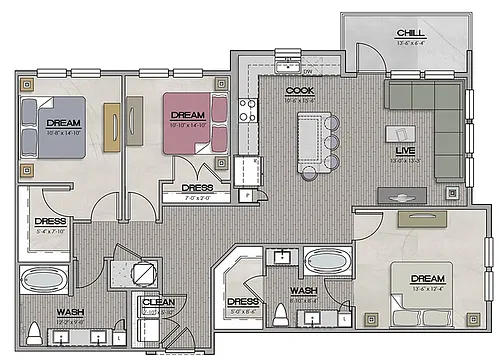 Floor plan C1