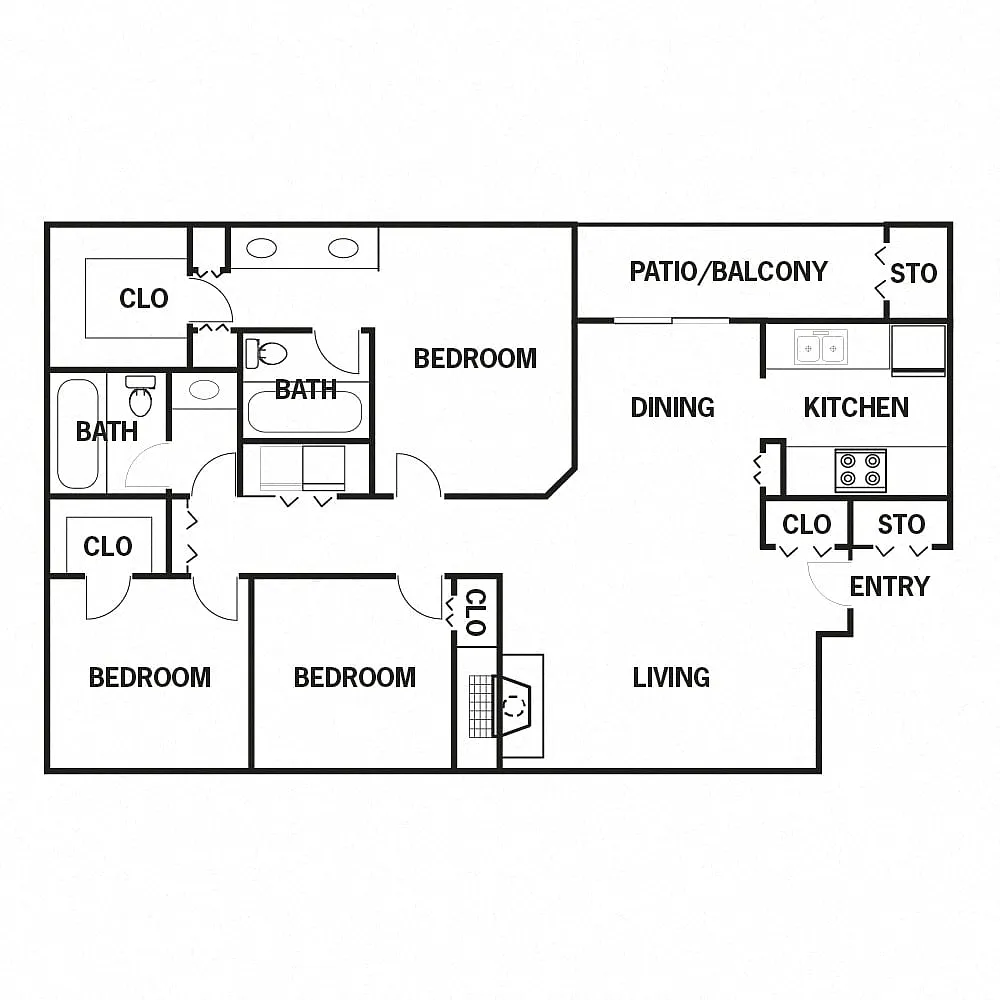 Floor plan E