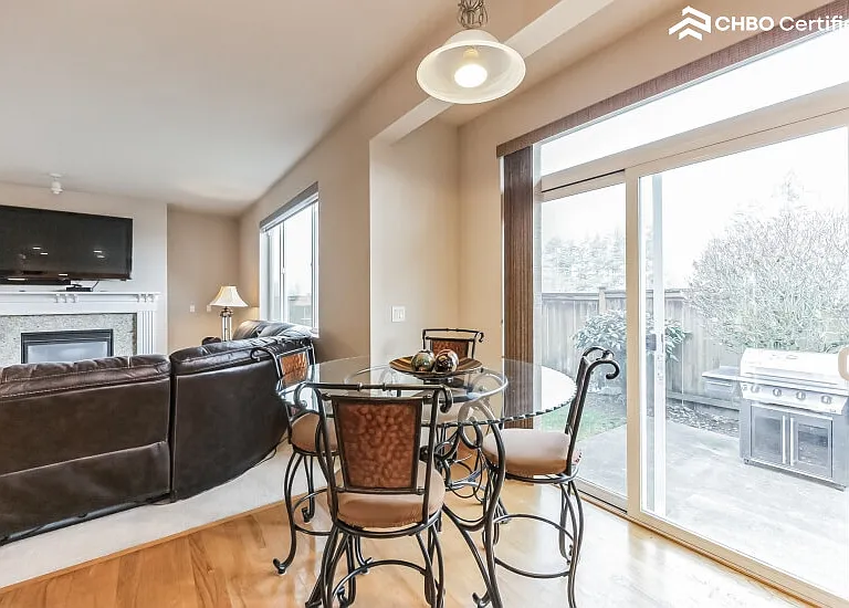 Furnished Kitchen Dining Area