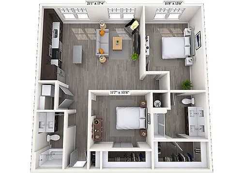 Floor plan B3A