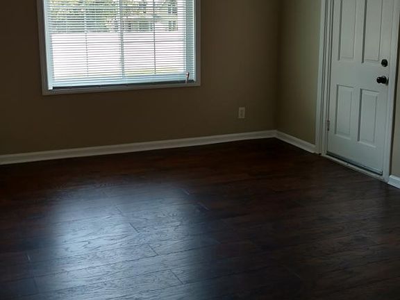 Wood floor bedroom
