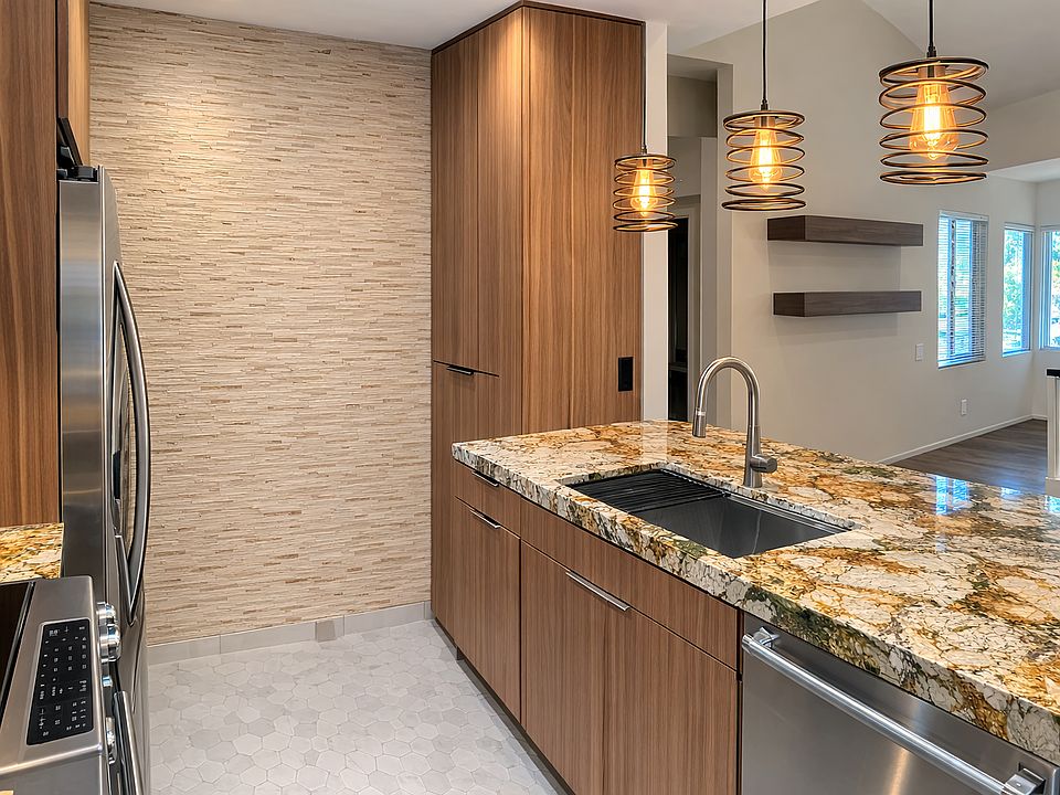 Kitchen to living & entrance area