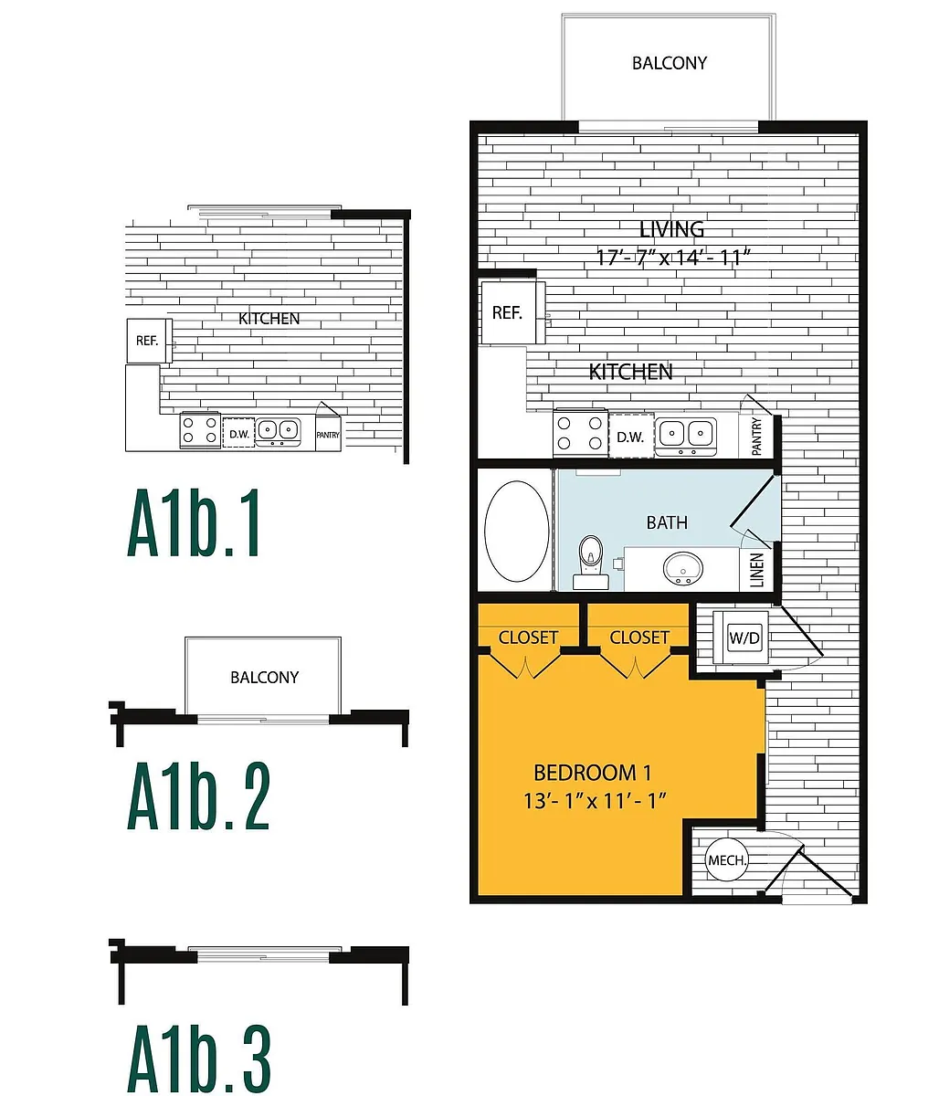 Floor plan A1B.1