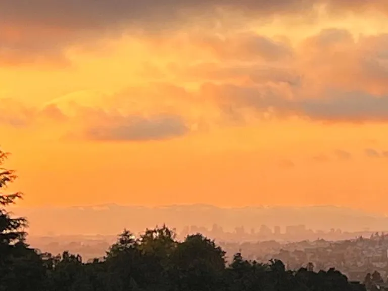 Clear view of greater East Bay and San Francisco
