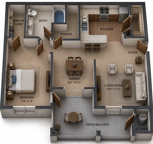 Floor plan Mojave