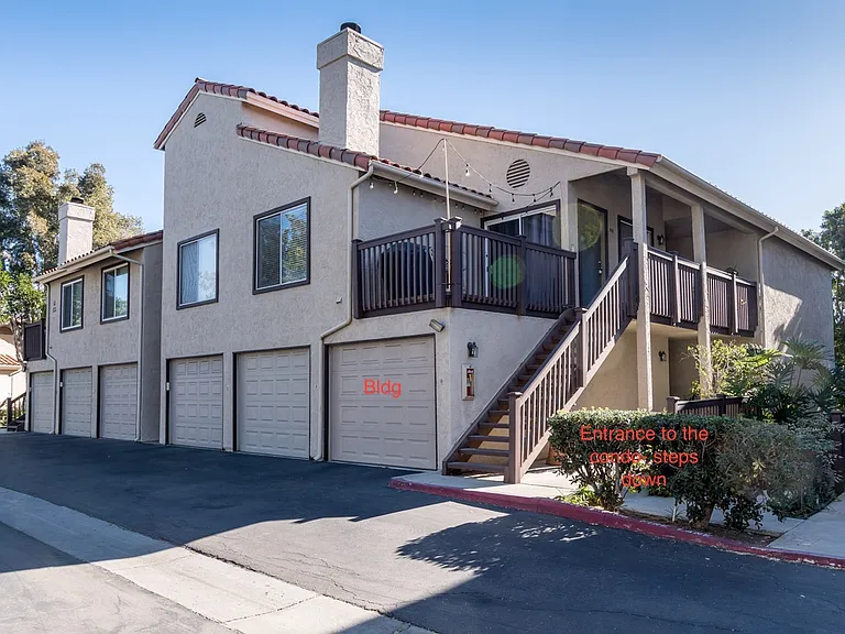 Entrance to unit (bottom floor)