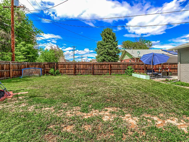Fenced in Backyard
