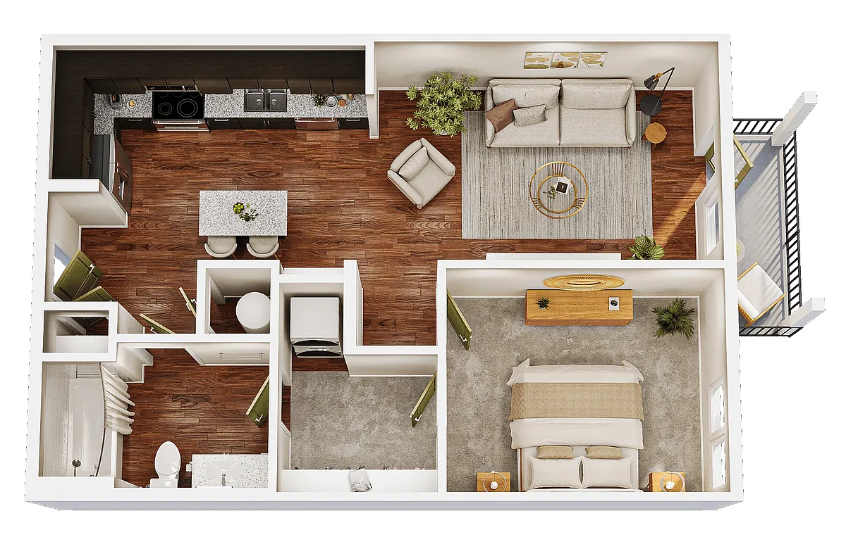 Floor plan A1D