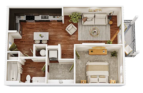 Floor plan A1D