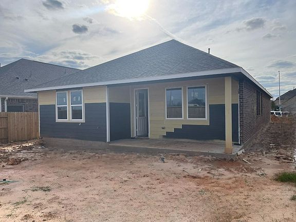 Construction progress - backyard with covered patio