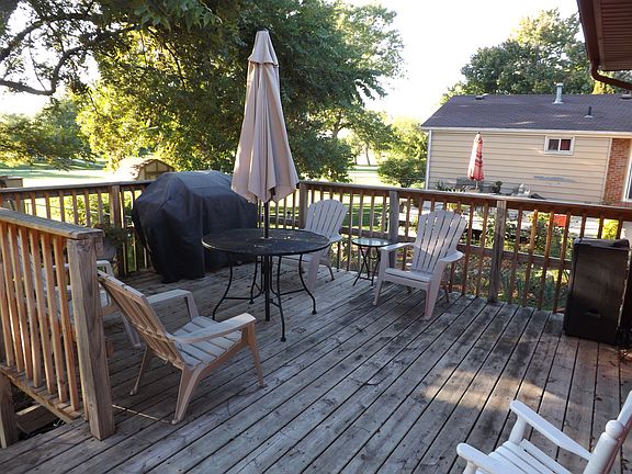 Recently extended deck