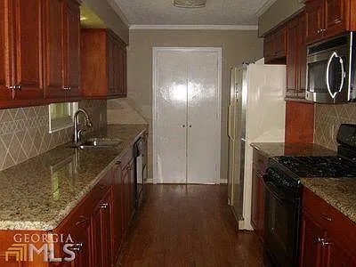 Kitchen and door to laundry room