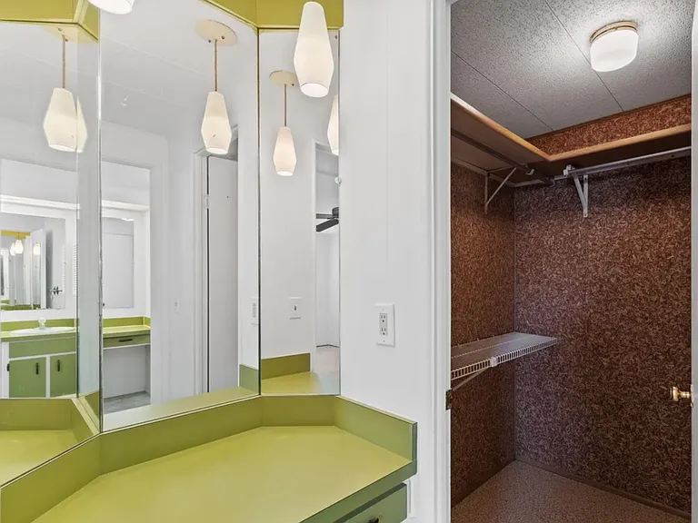 Master bedroom vanity/walk-in closet