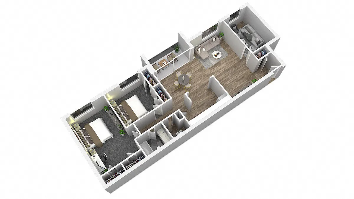 Floor plan B7 Hazel