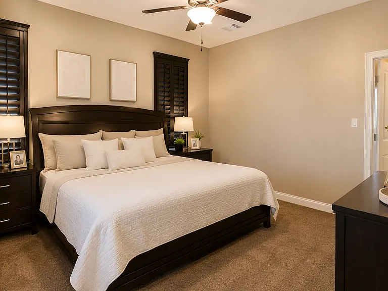 Master Bedroom has walking closet