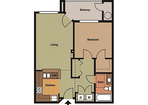 Floor plan A B