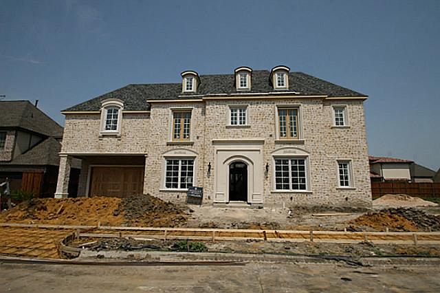Front prior to completion
