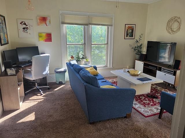 Living room viewed from hallway