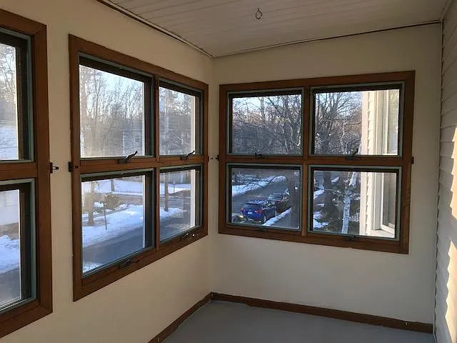 Private front porch.