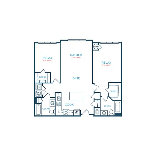 Floor plan Berkeley B2