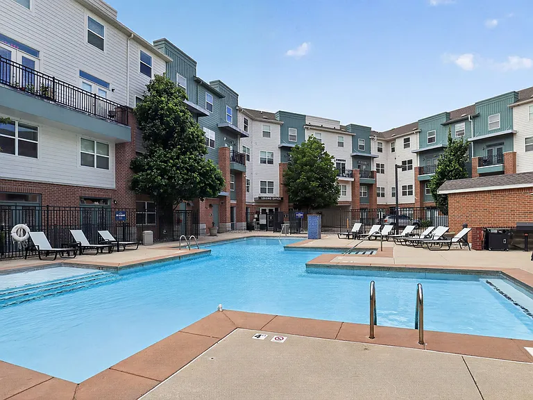 Relax and Refresh by the Resort-Inspired Pool at Ralston Apartments in Downtown Indianapolis
